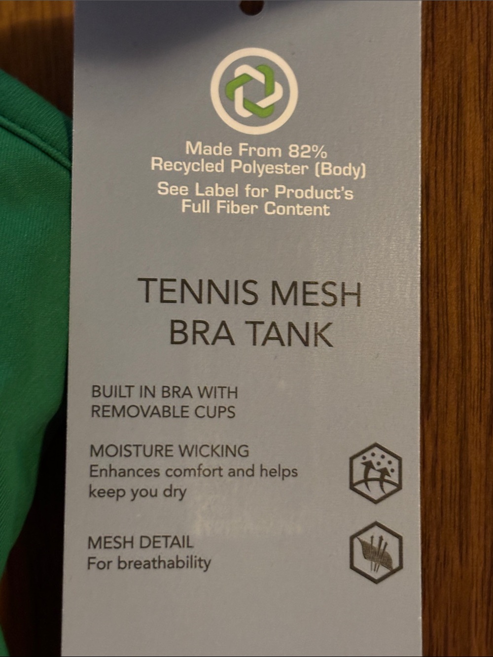 AVIA TENNIS MESH BRA TANK - Picture 7 of 12